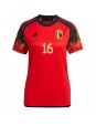 Billige Belgia Thorgan Hazard #16 Hjemmedrakt Dame VM 2022 Kortermet